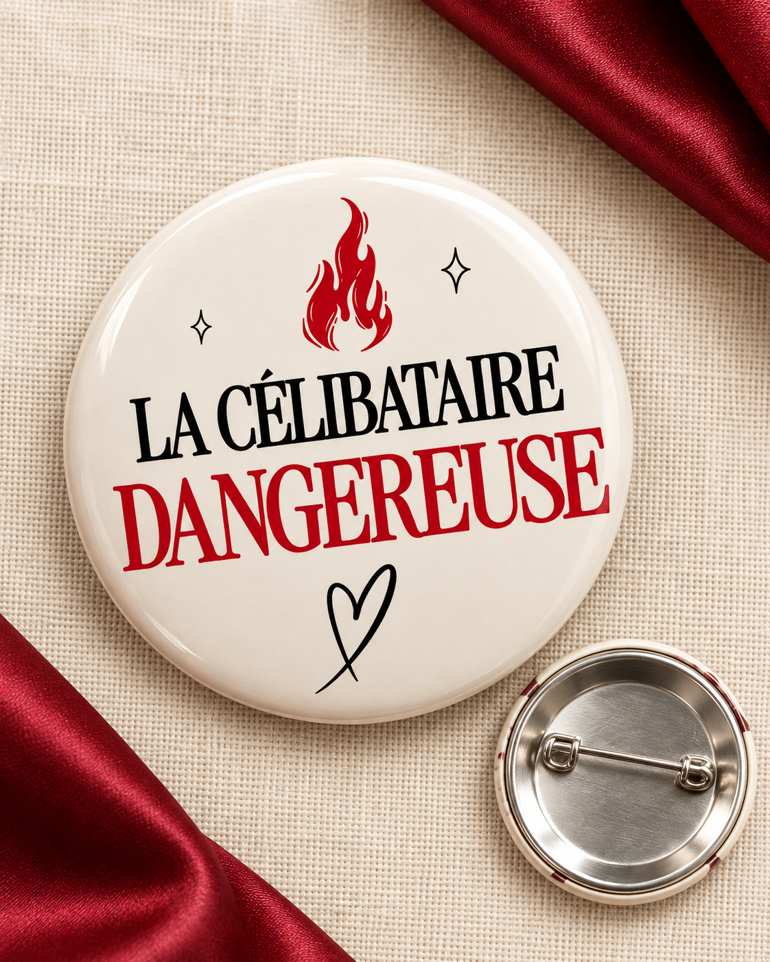 Badges EVJF Bad Girl – celibataire