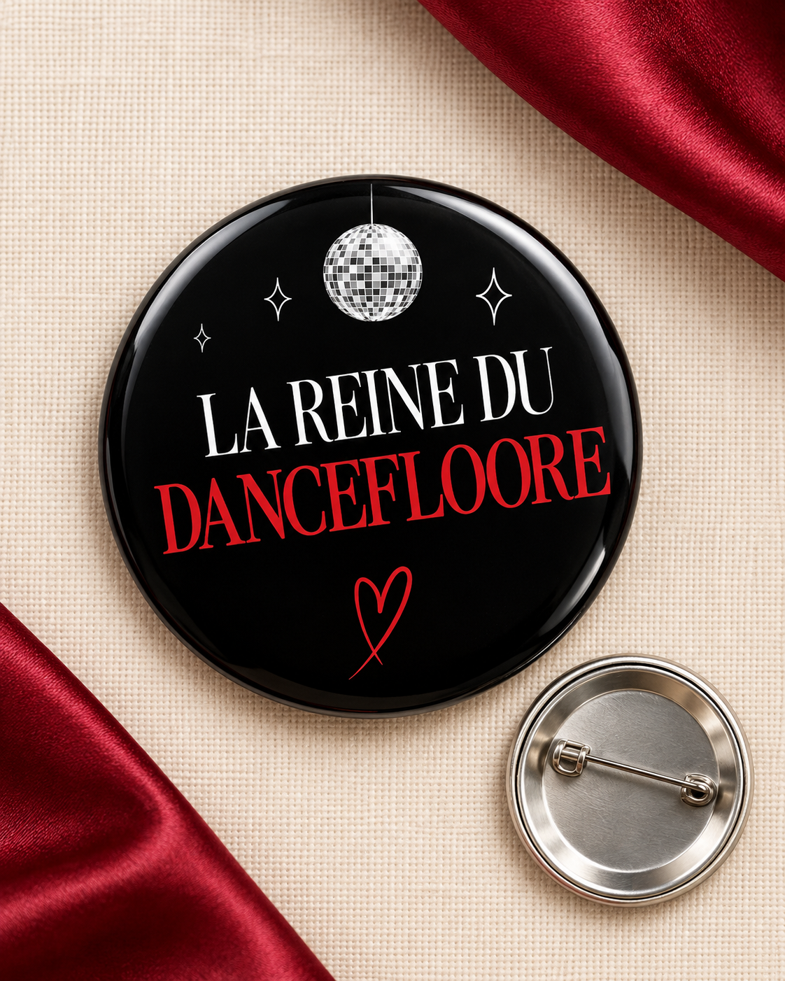 Badges EVJF Bad Girl – reine dancefloore