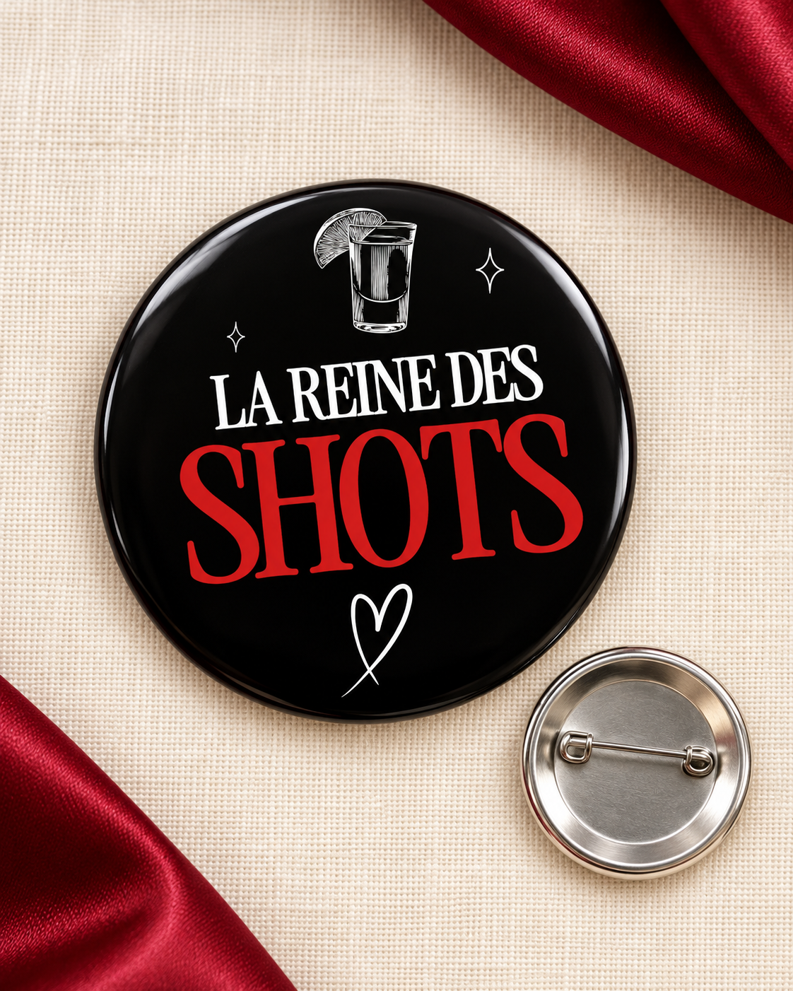 Badges EVJF Bad Girl – reine shots