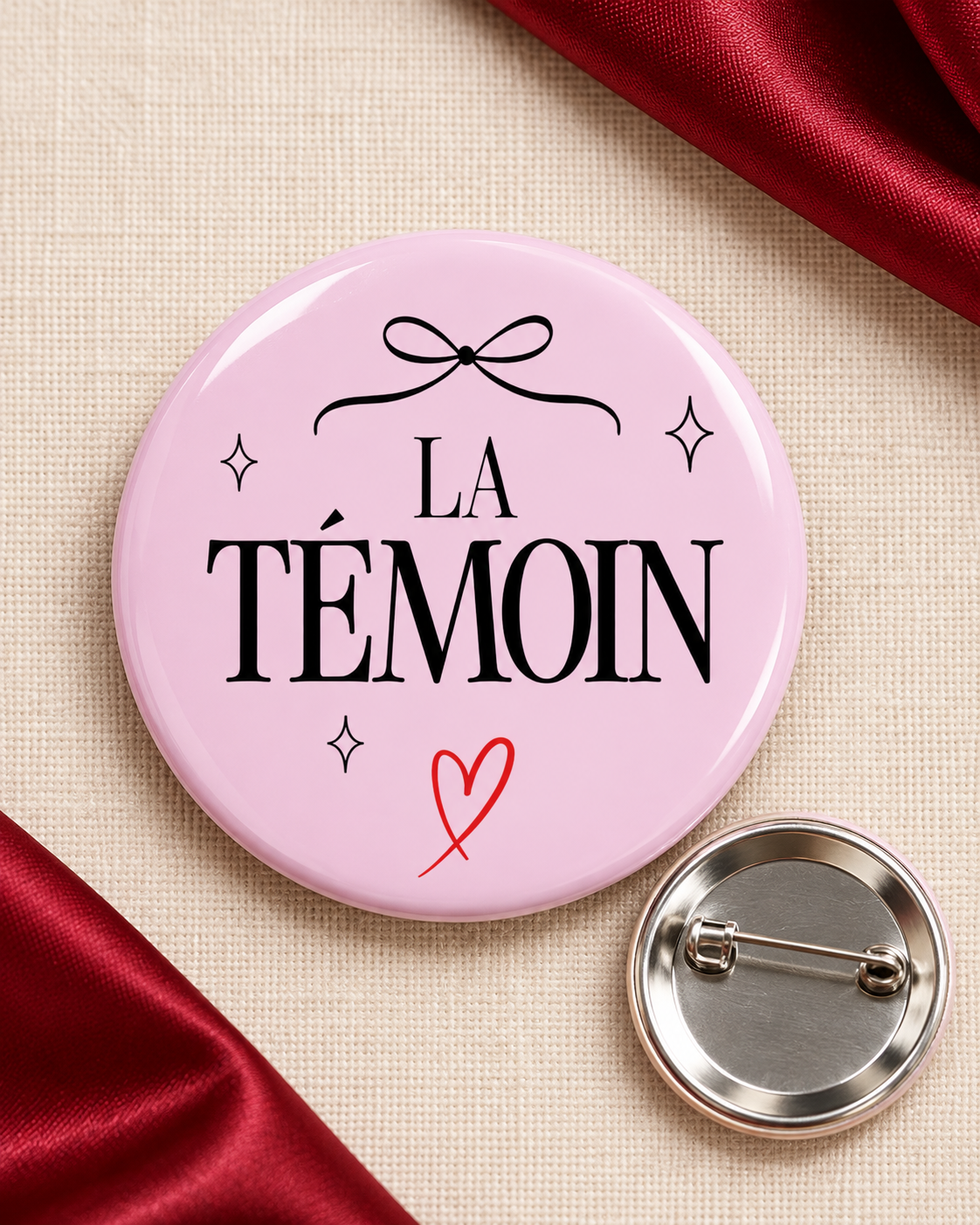 Badges EVJF Bad Girl – temoin
